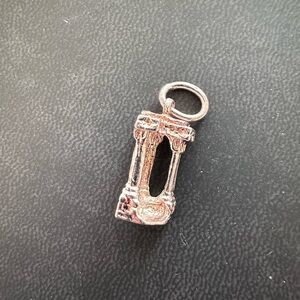 Silver Columns Charm